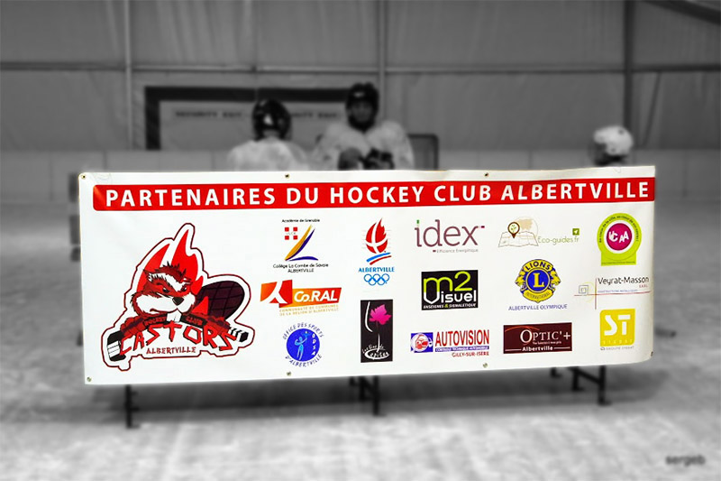 Banderole en impression numérique