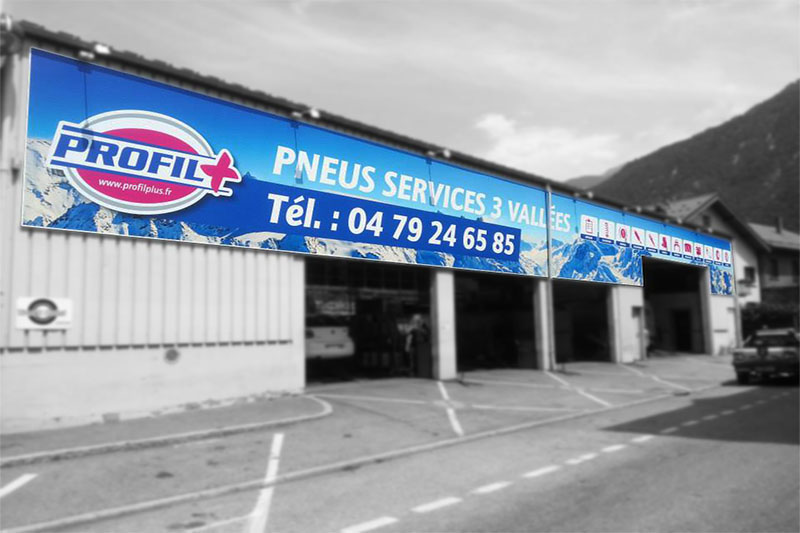 Bâche tendue et impression numérique