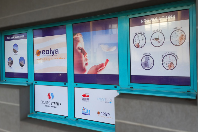 Impression numérique sur micro perforé