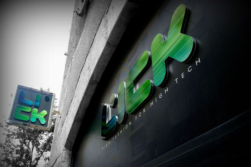 Adhésif microperforé Lettrage boitier Enseigne drapeau