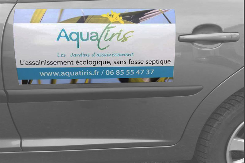 Impression numérique polymère et plastification sur magnétique