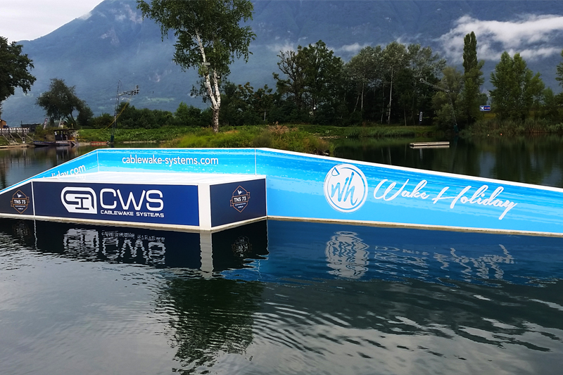 Impression numérique sur tremplin wake - verso